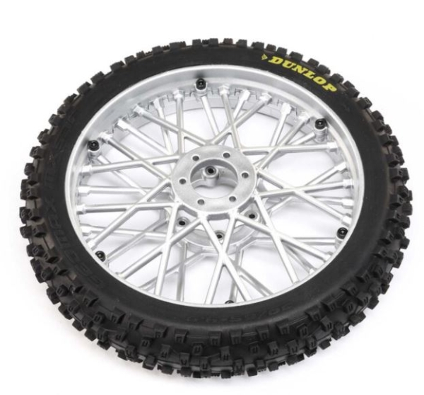 LOS46006 Promoto MX53 Vorderrad mit silberner Felge